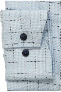 OLYMP Luxor Modern Fit Hemd bleu, Kariert