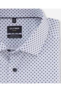 OLYMP Luxor Performance Climate Control Modern Fit Hemd weiss, Bedruckt
