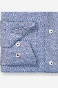 OLYMP Luxor Performance Climate Control Modern Fit Hemd marine, Faux-uni