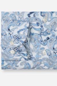 OLYMP Luxor Modern Fit Hemd bleu, Bedruckt