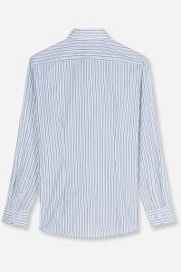 OLYMP Luxor Modern Fit Hemd bleu, Gestreift