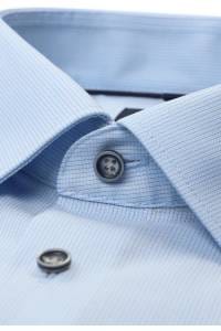 OLYMP Luxor Modern Fit Hemd bleu, Faux-uni