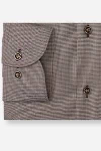 OLYMP Luxor Modern Fit Hemd braun, Faux-uni