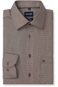 OLYMP Luxor Modern Fit Hemd braun, Faux-uni