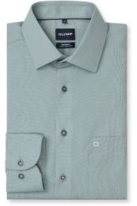 OLYMP Luxor Modern Fit Hemd grün, Faux-uni
