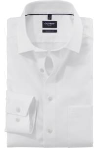 OLYMP Luxor Modern Fit Hemd weiss, Faux-uni
