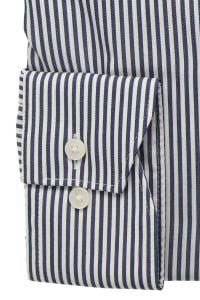 OLYMP Luxor Modern Fit Hemd marine, Gestreift