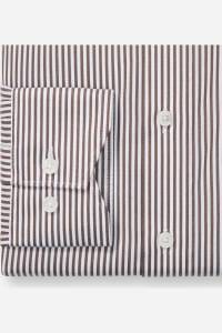 OLYMP Luxor Modern Fit Hemd braun, Gestreift