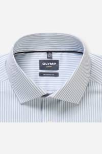 OLYMP Luxor Modern Fit Hemd silbergrau, Gestreift