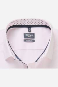 OLYMP Luxor Modern Fit Hemd rose, Gestreift