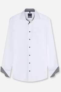 OLYMP Luxor Modern Fit Hemd weiss, Einfarbig
