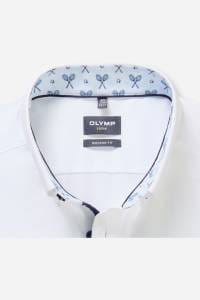 OLYMP Luxor Modern Fit Hemd weiss, Einfarbig