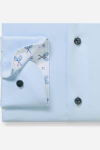 OLYMP Luxor Modern Fit Hemd hellblau, Einfarbig