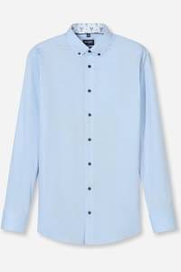OLYMP Luxor Modern Fit Hemd hellblau, Einfarbig