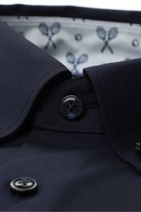 OLYMP Luxor Modern Fit Hemd marine, Einfarbig