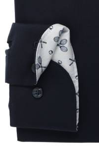 OLYMP Luxor Modern Fit Hemd marine, Einfarbig