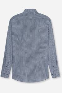 OLYMP Luxor Modern Fit Hemd marine, Gemustert