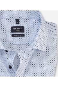 OLYMP Luxor Modern Fit Hemd weiss, Bedruckt