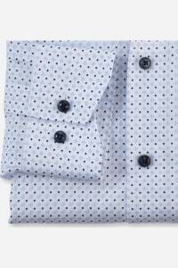 OLYMP Luxor Modern Fit Hemd weiss, Bedruckt
