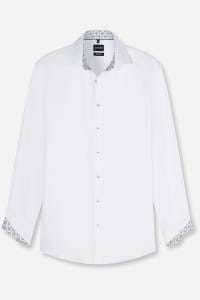 OLYMP Luxor Modern Fit Hemd weiss, Faux-uni