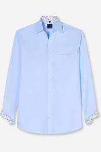 OLYMP Luxor Modern Fit Hemd blau, Einfarbig
