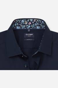 OLYMP Luxor Modern Fit Hemd marine, Faux-uni