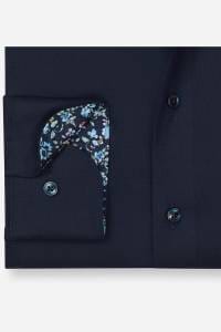 OLYMP Luxor Modern Fit Hemd marine, Faux-uni