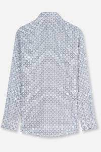 OLYMP Luxor Modern Fit Hemd weiss, Bedruckt