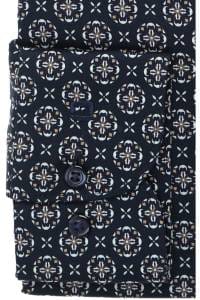 OLYMP Luxor Modern Fit Hemd marine, Bedruckt