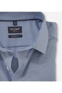 OLYMP Luxor Modern Fit Hemd bleu, Faux-uni