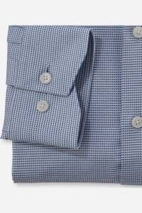 OLYMP Luxor Modern Fit Hemd bleu, Faux-uni