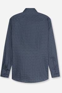 OLYMP Luxor Modern Fit Hemd marine, Gemustert