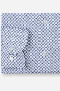 OLYMP Luxor Modern Fit Hemd weiss, Bedruckt