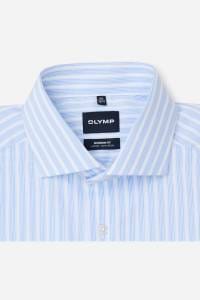 OLYMP Luxor Modern Fit Hemd bleu, Gestreift
