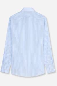 OLYMP Luxor Modern Fit Hemd bleu, Gestreift