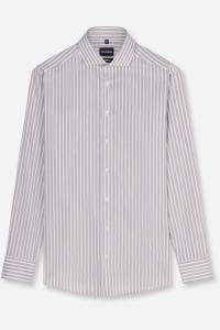 OLYMP Luxor Modern Fit Hemd nougat, Gestreift