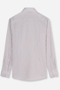 OLYMP Luxor Modern Fit Hemd nougat, Gestreift