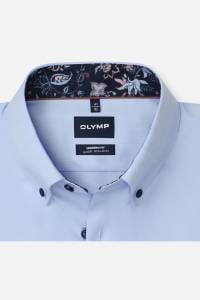 OLYMP Luxor Modern Fit Hemd hellblau, Einfarbig