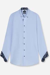 OLYMP Luxor Modern Fit Hemd hellblau, Einfarbig