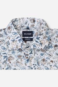 OLYMP Luxor Modern Fit Hemd weiss, Bedruckt