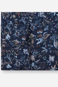 OLYMP Luxor Modern Fit Hemd marine, Blumen
