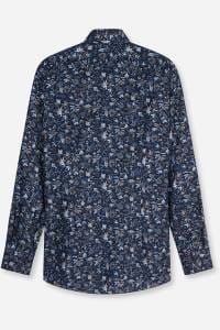OLYMP Luxor Modern Fit Hemd marine, Blumen