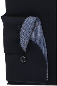 OLYMP Luxor Modern Fit Hemd marine, Einfarbig
