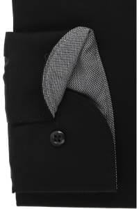 OLYMP Luxor Modern Fit Hemd schwarz, Einfarbig