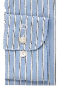 OLYMP Luxor Modern Fit Hemd bleu, Gestreift