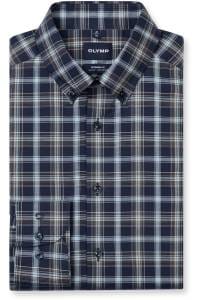 OLYMP Luxor Modern Fit Hemd marine, Kariert