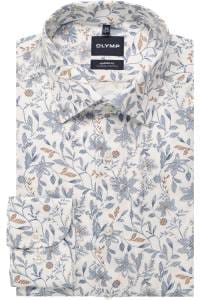 OLYMP Luxor Performance Climate Control Modern Fit Hemd weiss, Blumen