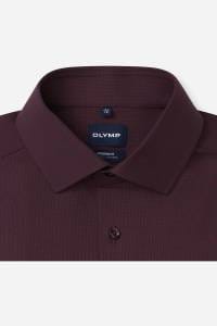 OLYMP Luxor Performance Climate Control Modern Fit Hemd bordeaux, Faux-uni