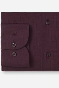 OLYMP Luxor Performance Climate Control Modern Fit Hemd bordeaux, Faux-uni