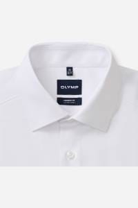 OLYMP Luxor Modern Fit Cover Shirt Hemd weiss, Einfarbig
